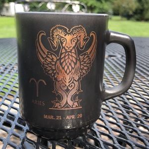 Vintage Aries Zodiac Horoscope Coffee Mug
